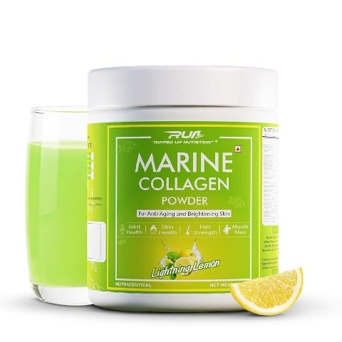 1 - Ripped Up Nutrition Marine Collagen Powder, 200 g Lightning Lemon