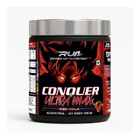 1 - Ripped Up Nutrition Conquer Ultra Maxx, 0.66 lb Iced Cola