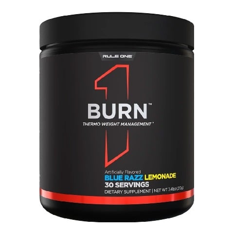 1 - Rule One Burn Powder,  0.46 lb  Blue Razz Lemonade 