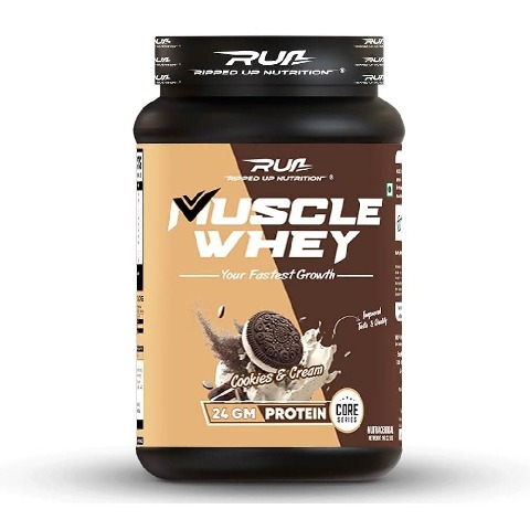 1 - Ripped Up Nutrition Muscle Whey,  2 lb  Cookies & Cream 