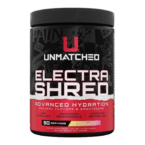 1 - Unmatched Electra Shred Advanced Hydration, 0.86 lb Orange, Peach & Cranberry
