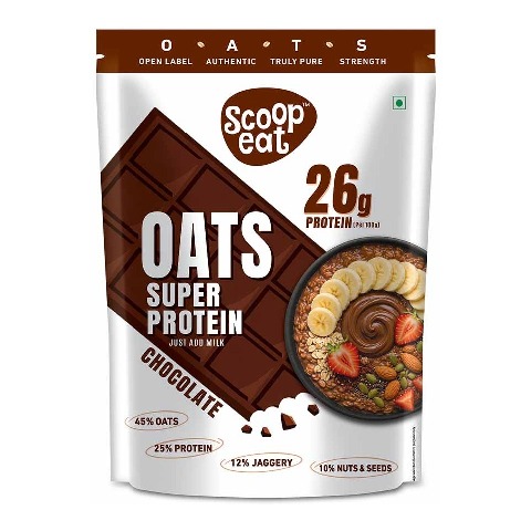 1 - Scoopeat 26g Super Protein Oats, 400 g Chocolate