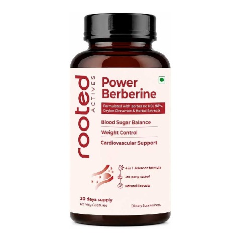 1 - Rooted Active Naturals Berberine, 60 veggie capsule(s)
