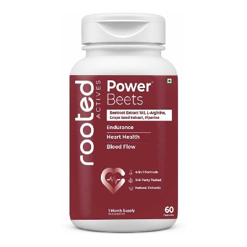 1 - Rooted Active Naturals Power Beets, 60 capsules Unflavoured