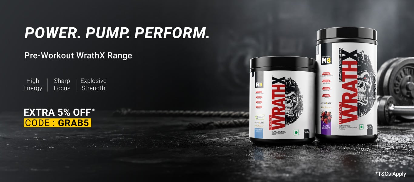 Pre Workout WrathX Range - Extra 5% Off, Code: GRAB5