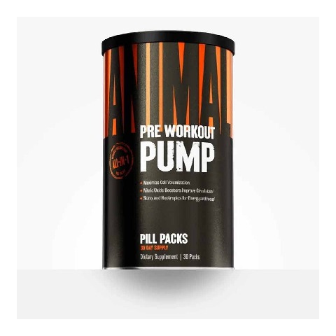 1 - Universal Nutrition Animal Pump Pre-Workout, 30 Piece(s)/Pack Unflavoured