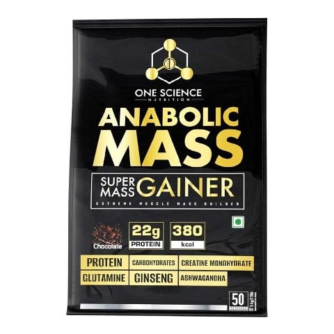 1 - One Science Anabolic Super Mass Gainer, 11.02 lb Chocolate