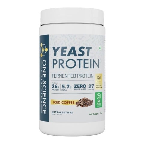1 - One Science Fermented Yeast Protein,  2.2 lb  Iced Coffee 