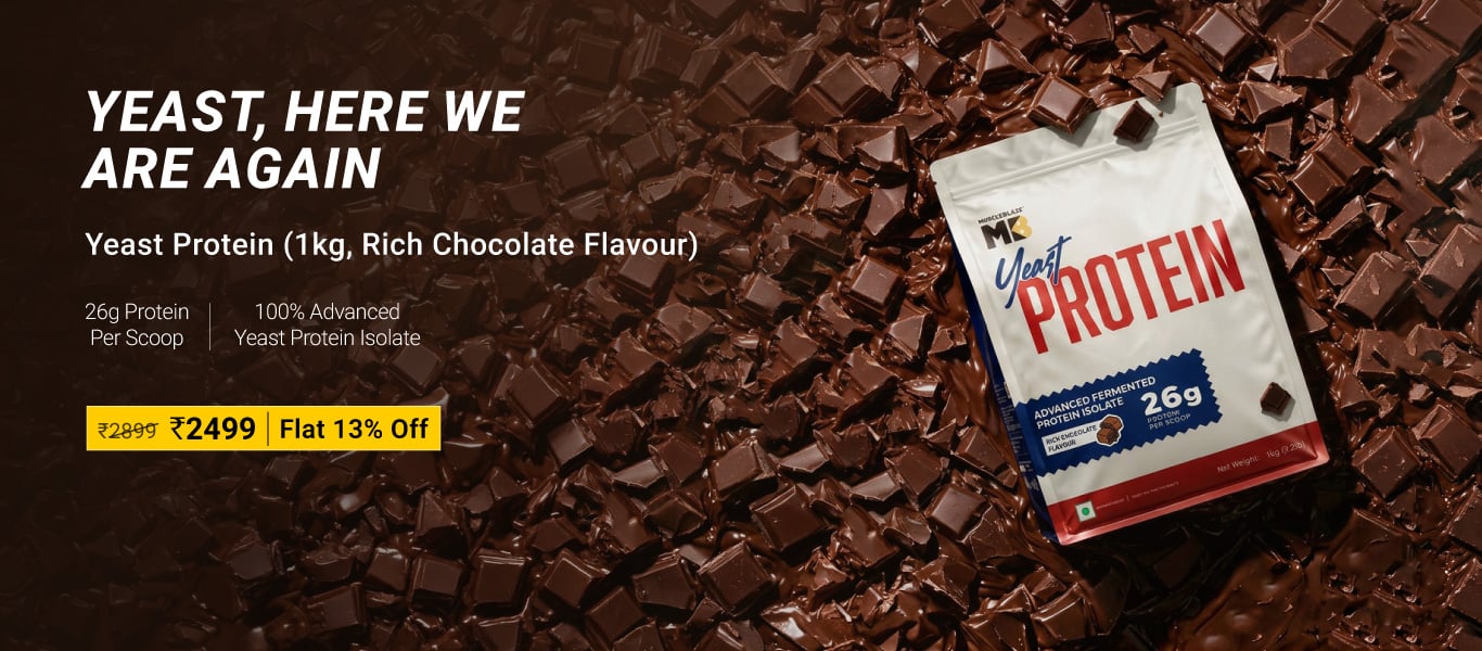 MuscleBlaze Yeast Protein 1 kg Rich Chocolate @ 2499