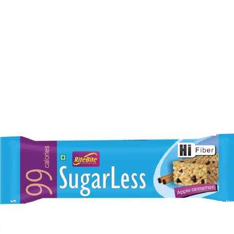 RiteBite Sugarless Bars, 1 Piece(s)/Pack Apple Cinnamon