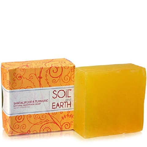 Soil and Earth Handmade Soap-Sandalwood & Turmeric,  Handmade Soap-Sandalwood & Turmeric 