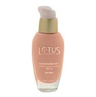 Lotus Herbals Natural Blend Comfot Liquid Foundation SPF 20,   Sand Normal to Dry Skin 310  Mattifying 