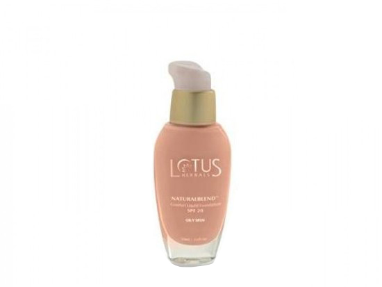 Lotus Herbals Natural Blend Comfot Liquid Foundation SPF 20,   Sand Normal to Dry Skin 310  Mattifying 
