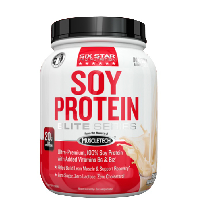 MuscleTech Six Star Elite Series Soya Protein,  2 lb  Vanilla 