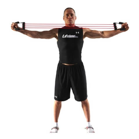 SKLZ LifeLine Chest Expander,  30 lbs 