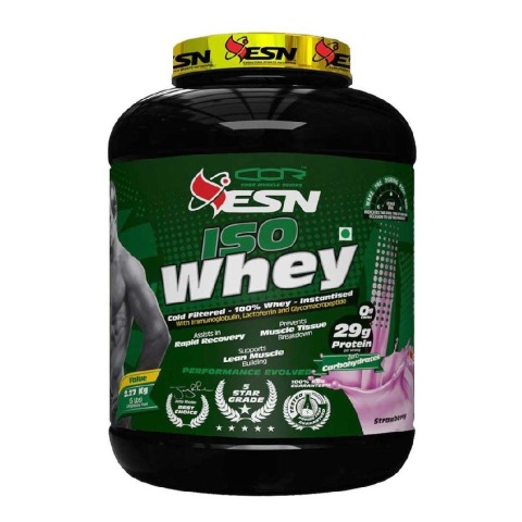 1 - ESN Iso Whey,  5 lb  Strawberry 