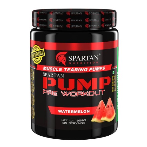 Spartan Nutrition PUMP Pre Workout,  0.79 lb  Watermelon 