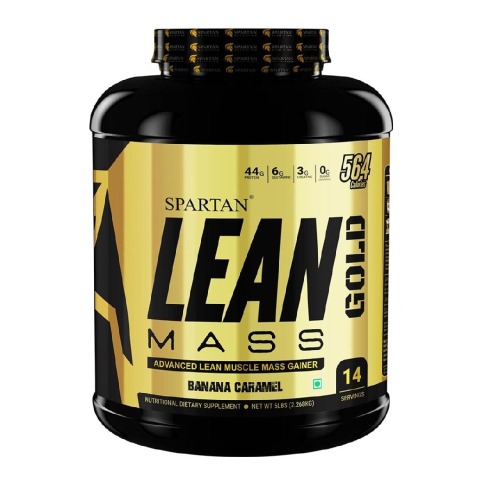 Spartan Nutrition Lean Mass Gold, 5 lb Banana Caramel