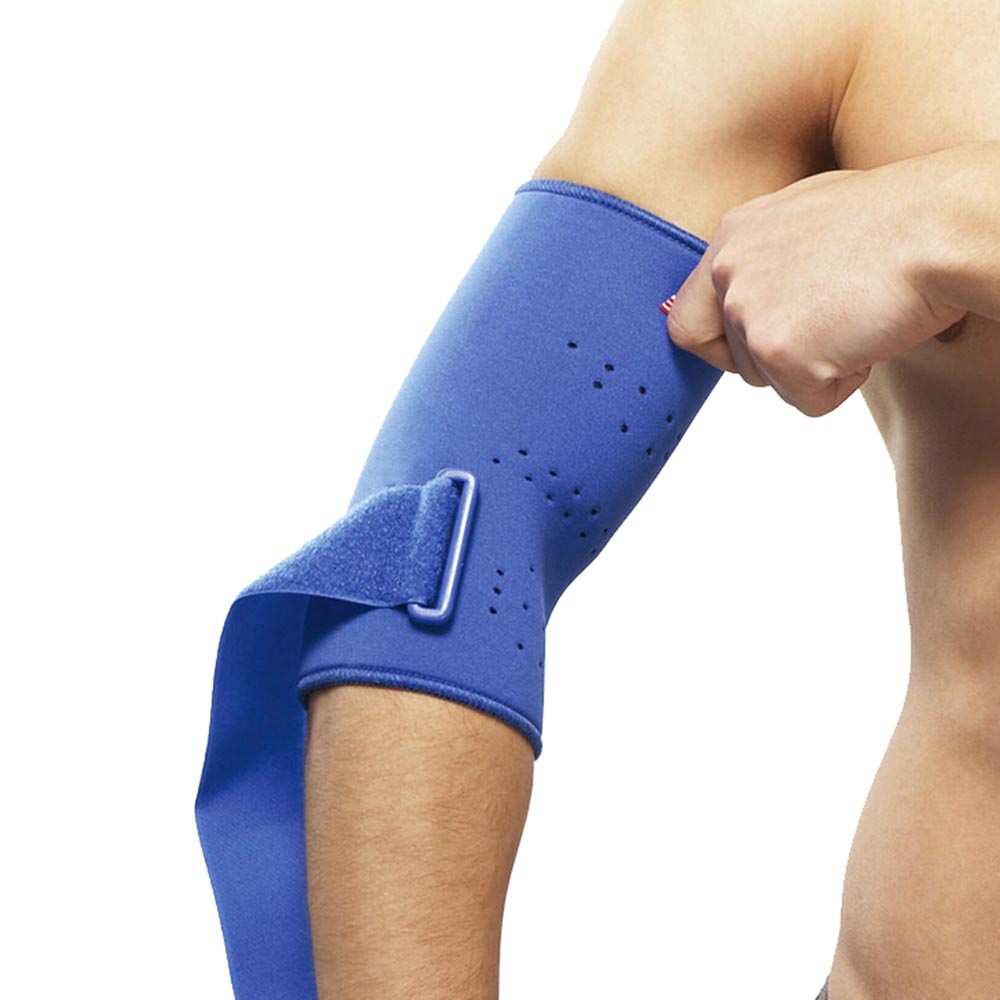 2 - LP Support Tennis Elbow Support with Strap (723),  Blue  Large 