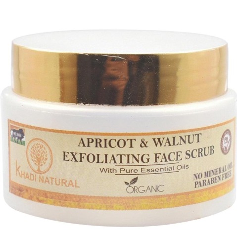 2 - Khadi Natural Exfoliating Face Scrub,  50 g  Apricot & Walnut 
