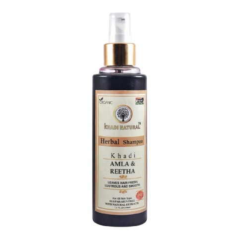 2 - Khadi Natural Herbal Shampoo,  210 ml  Amla & Reetha 