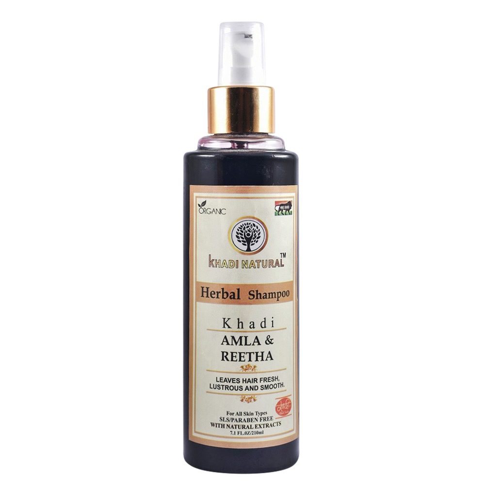 2 - Khadi Natural Herbal Shampoo,  210 ml  Amla & Reetha 