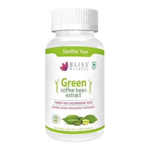 1 - Bliss Welness Green Coffee Bean Extract,  60 capsules 