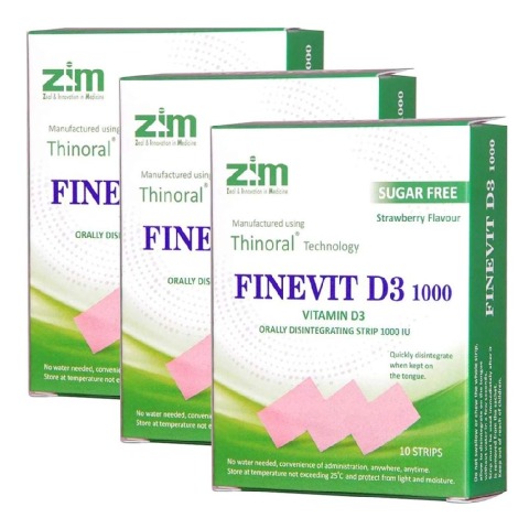 1 - Zim Finevit D3 Pack of 3, 10 Piece(s)/Pack