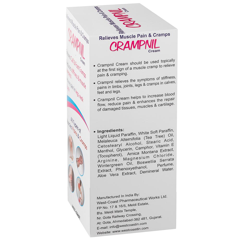 benefits - West Coast Crampnil Cream,  50 g 