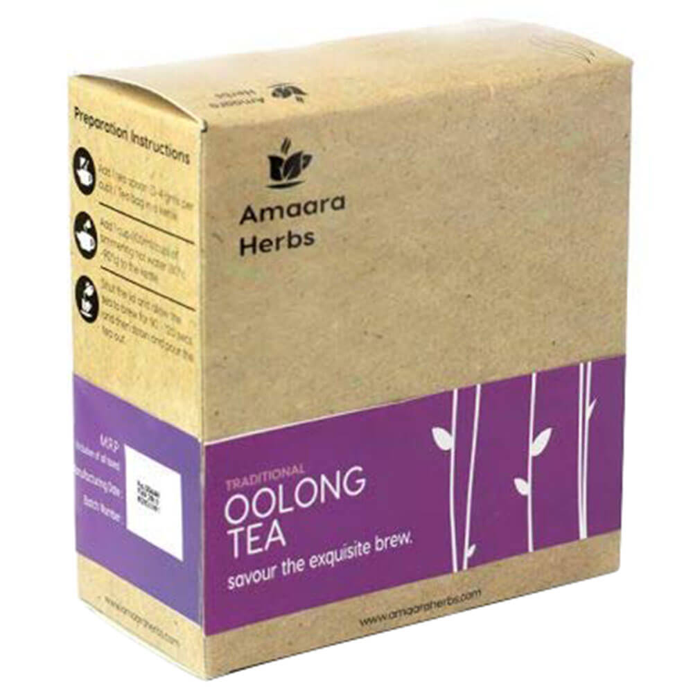 side - Amaara Herbs Organic Oolong Tea,  Unflavoured  50 g 