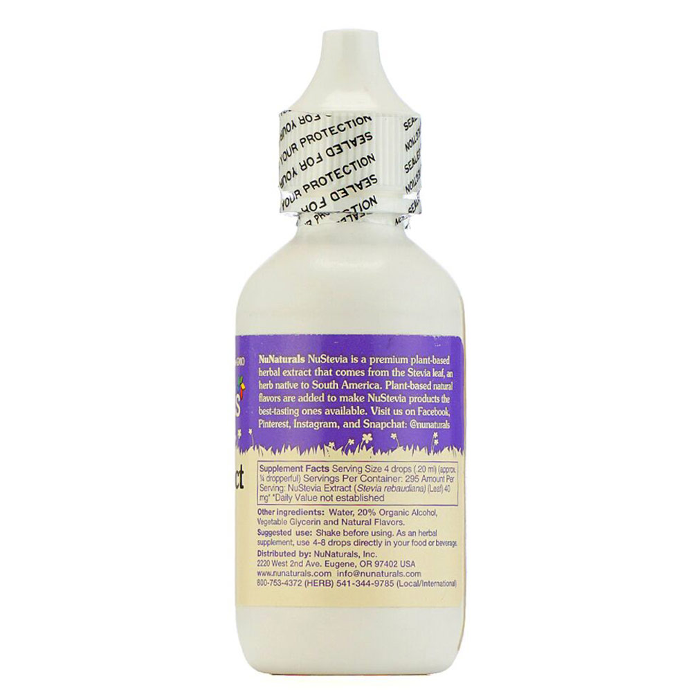 SupplementInfo - GNC NuNaturals Pure Liquid Clear Stevia,  0.05 L 