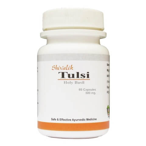 Shivalik Herbals Tulsi- Ocimum Sanctum, 60 capsules