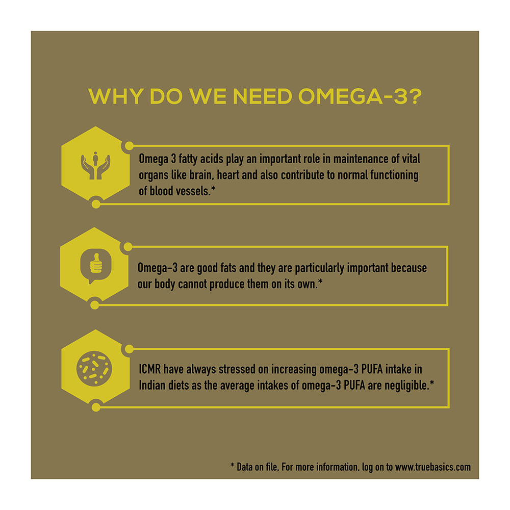 4 - TrueBasics Vegan Omega 870mg of Vegetarian Omega Fatty Acids OP,  90 softgels 