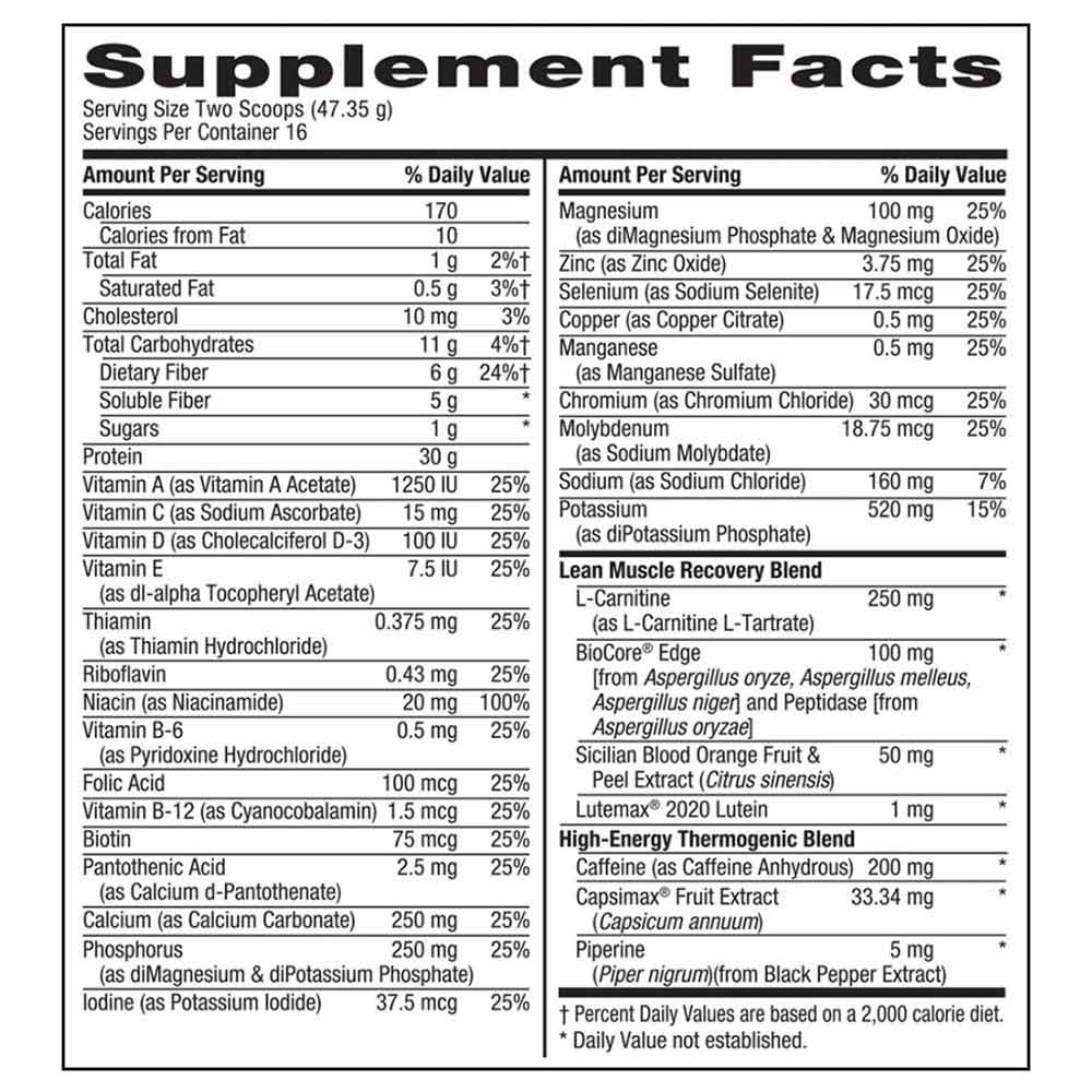 3 - GNC Lean Shake Burn,  1.67 lb  Chocolate Fudge 