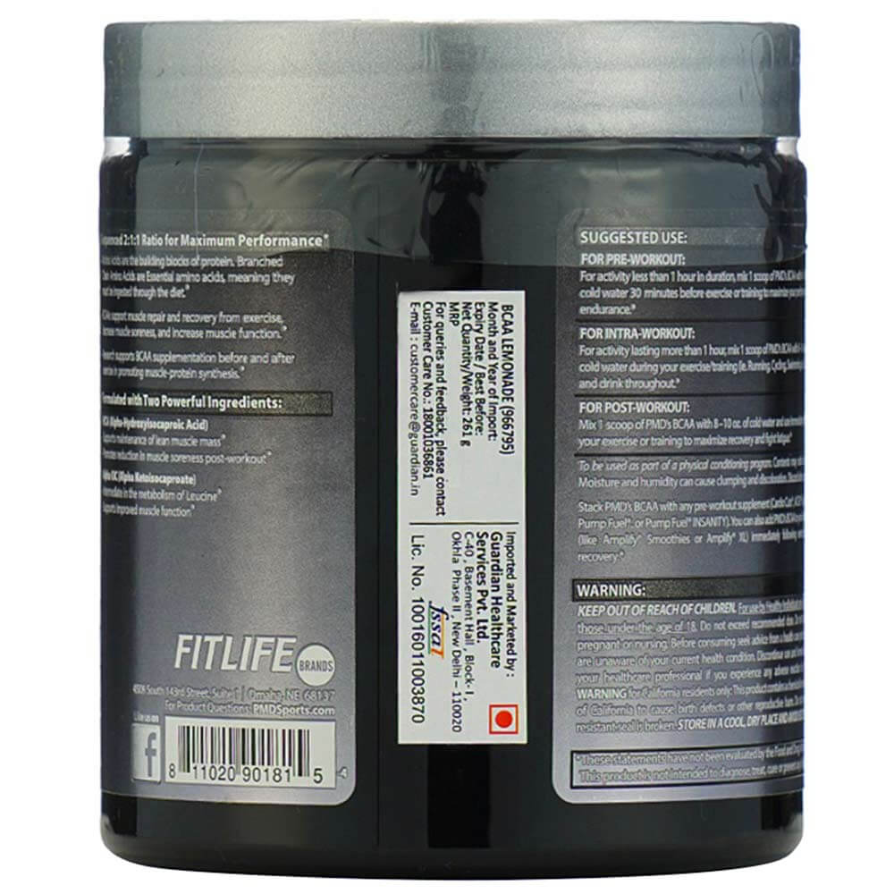 2 - GNC PMD BCAA,  0.57 lb  Lemonade 
