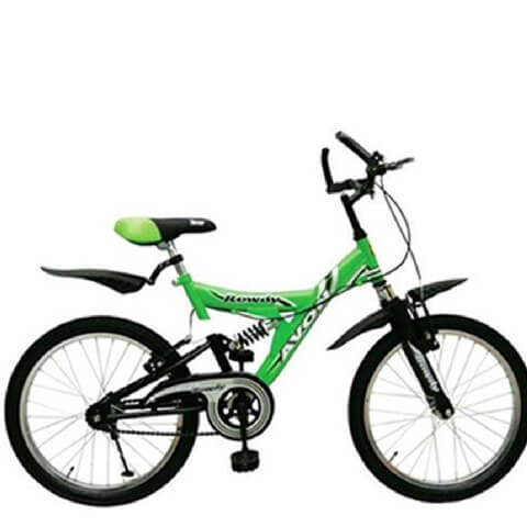 Avon Rowdy Plus Bicycle (Double Shock),  Green & Black 