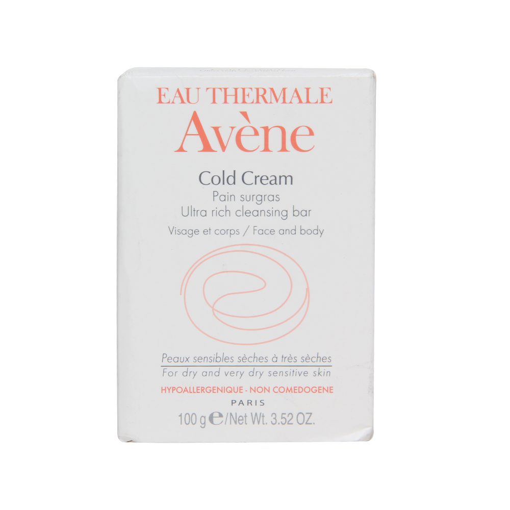 Avene Cold Cream Cleansing Bar,  100 g 