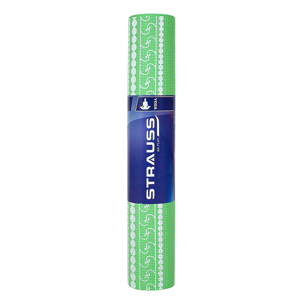 2 - Strauss Meditation Designer Yoga Mat,  Green  5 mm 