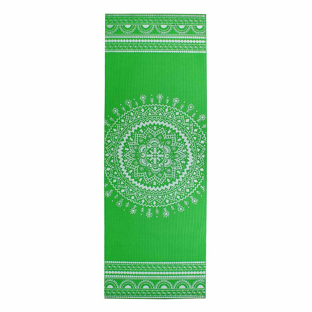 4 - Strauss Meditation Designer Yoga Mat,  Green  5 mm 