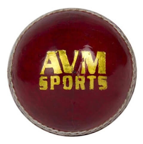 AVM Paxton Leather Cricket Ball,  Red  Ball  Pack Of 2 
