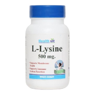 Healthvit L-Lysine (500mg), 60 tablet(s) Unflavoured