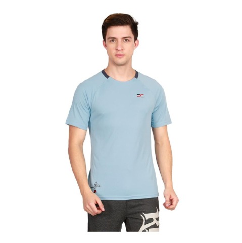 5 - Rocclo T Shirt-5071,  Light Blue  XL 