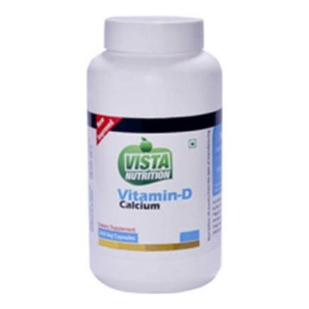 Vista Nutrition Vitamin-D Calcium, 240 capsules Vista Nutrition Vitamin-D Calcium, 240 capsules