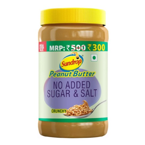 1 - Sundrop Peanut Butter No Added Sugar & Salt, 0.924 kg Crunchy