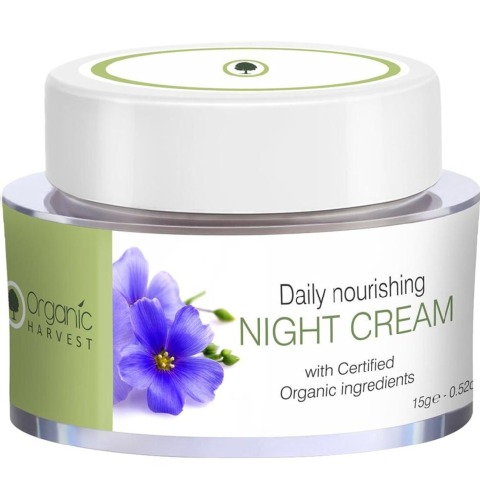 Organic Harvest Daily Nourishing Night Cream,  15 g  for All Skin Types 