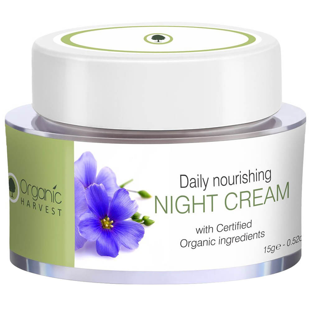 Organic Harvest Daily Nourishing Night Cream,  15 g  for All Skin Types 