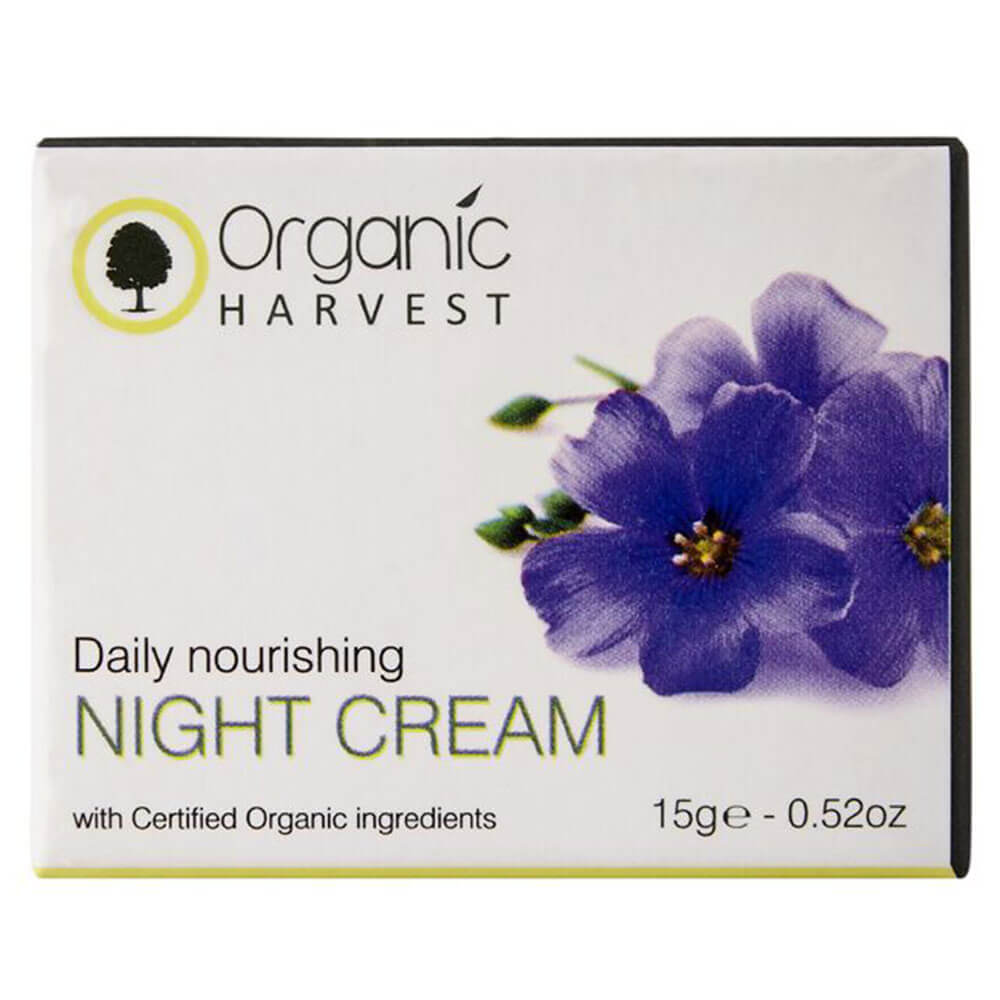 1 - Organic Harvest Daily Nourishing Night Cream,  15 g  for All Skin Types 