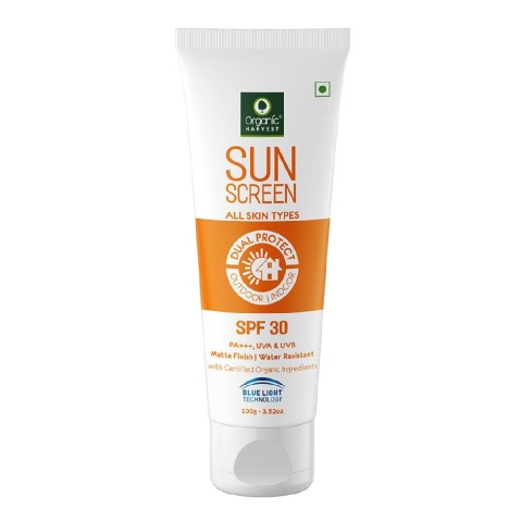 Organic Harvest Sunscreen Dual Protect,  100 g  for All Skin SPF 30 
