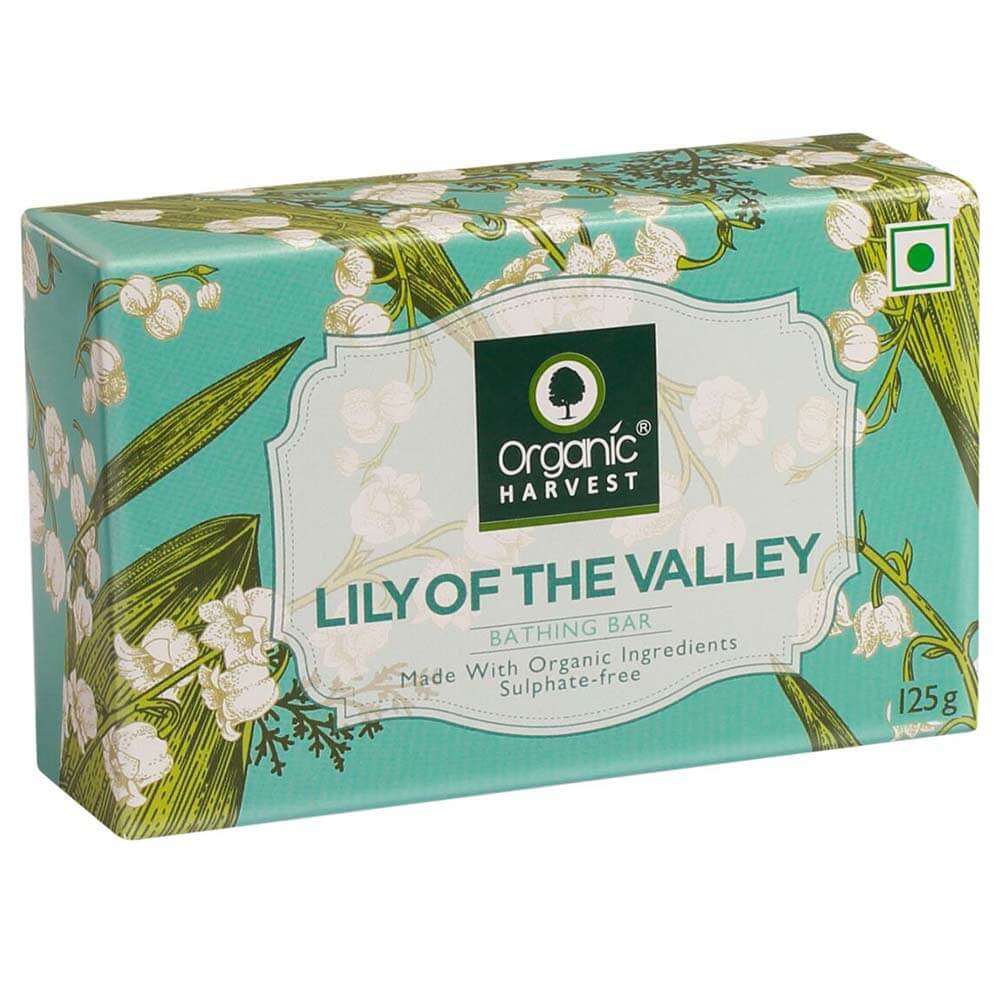 1 - Organic Harvest Bathing Bar,  125 g  Lily of The Valley 