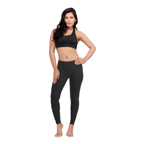 1 - Swee Athletica Vital Seamless High Waist Bottom,  Black  XL 